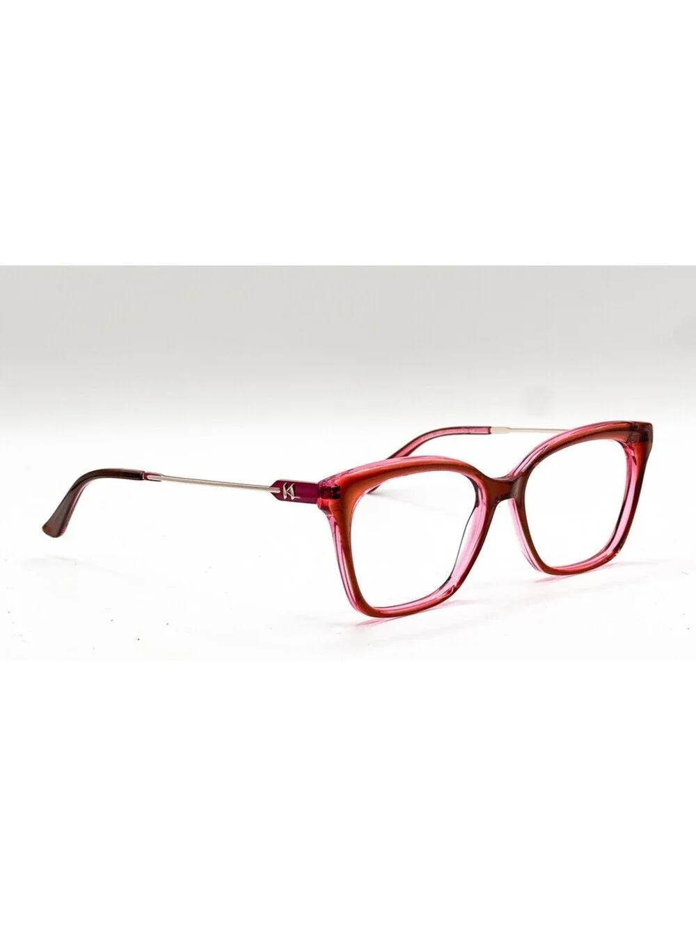 Karl Lagerfeld KL6108 206 Brown Rose Rectangle Authentic Eyeglass Frames 54-17